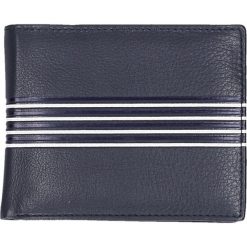 Portfel męski granatowy. Niebieskie portfele męskie Cedar, bez wzorów. Za 49,99 zł.