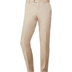 Chinosy męskie: Editions MR CHINO TAILORED TROUSERS Chinosy plain beige