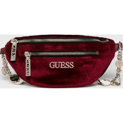 Guess Jeans - Nerka. Czarne nerki damskie Guess Jeans, w paski, z bawełny, casualowe, bez dodatków. Za 449,90 zł.