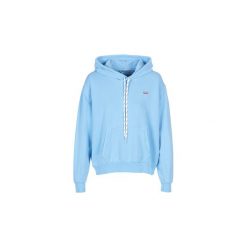 Bluzy Levis UNBASIC HOODIE. Niebieskie bluzy damskie Levi's®, s, bez wzorów, bez rękawów, bez kaptura. Za 299,00 zł.
