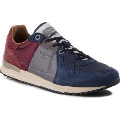 Sneakersy PEPE JEANS - Tinker Pro-Camp PMS30485 Old Navy 584. Niebieskie sneakersy męskie marki Pepe Jeans, bez zapięcia. W wyprzedaży za 239,00 zł.