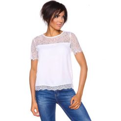 T-shirty damskie: Koszulka „Emma” w kolorze białym