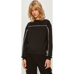 Calvin Klein Jeans - Bluza. Czarne bluzy damskie Calvin Klein Jeans, s, z aplikacjami, z bawełny, bez rękawów, bez kaptura. Za 399,90 zł.