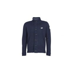 Swetry rozpinane / Kardigany Jack Jones JORCORNELL. Niebieskie swetry męskie marki Jack & Jones, s, bez wzorów, bez kołnierzyka, bez kaptura. Za 215,20 zł.