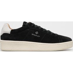 Gant - Buty. Czarne buty sportowe męskie GANT, ze skóry, na sznurówki. W wyprzedaży za 399,90 zł.