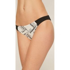 Karl Lagerfeld - Figi kąpielowe. Białe stroje kąpielowe damskie KARL LAGERFELD, xs, bez wzorów, z elastanu. W wyprzedaży za 229,90 zł.