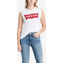 Levi's® On Tour Podkoszulek Biały. Białe podkoszulki damskie s, z nadrukiem, z bawełny, bez kołnierzyka. Za 102,95 zł.