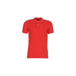 Koszulki polo z krótkim rękawem Benetton MEKIL. Czerwone koszulki polo męskie Benetton, m, bez wzorów, polo, z krótkim rękawem, krótkie. Za 103,20 zł.