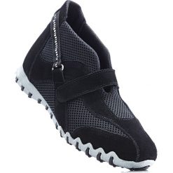 Buty sportowe damskie: Skórzane buty sportowe bonprix czarny
