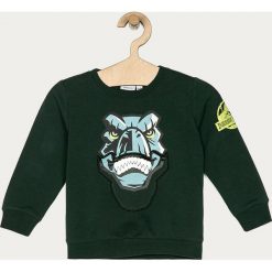 Name it - Bluza dziecięca x Jurassic Park 92-128 cm. Szare bluzy chłopięce Name it, z aplikacjami, z elastanu, bez rękawów, bez kaptura. Za 119,90 zł.