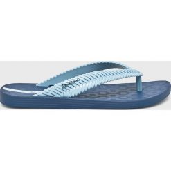 Ipanema - Japonki. Niebieskie klapki damskie Ipanema, bez wzorów, z gumy, bez obcasa, na obcasie. W wyprzedaży za 49,90 zł.