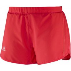 Salomon Spodenki Do Biegania Damskie Agile Short W Red L. Czerwone spodenki sportowe męskie marki Salomon, sportowe. W wyprzedaży za 109,00 zł.