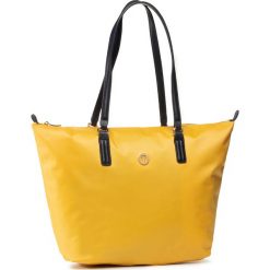 Torebka TOMMY HILFIGER - Poppy Tote AW0AW07956 ZEK. Żółte torebki klasyczne damskie TOMMY HILFIGER, z aplikacjami, z materiału, na ramię, zdobione, bez dodatków. W wyprzedaży za 239,00 zł.