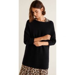 Mango - Sweter Vanessa. Czarne bez kategorii Mango, s, z poliesteru, z dekoltem w łódkę. W wyprzedaży za 69,90 zł.