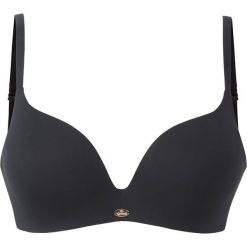 Gossard - Biustonosz Supersmooth Non-Wired. Czarne biustonosze push up marki Gossard, z haftami, z elastanu. W wyprzedaży za 179,90 zł.