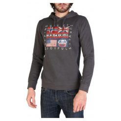 Napapijri Bluza BACHU_N0YINY. Bluzy męskie Napapijri, s, bez wzorów, z bawełny, z kapturem, bez rękawów, długie, bez kaptura. Za 323,00 zł.