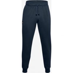 Under Armour Rival Fleece Spodnie dresowe Niebieski. Niebieskie spodnie męskie Under Armour, na imprezę, xl, bez wzorów, z bawełny. Za 240,95 zł.