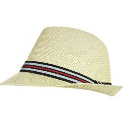 Wakacyjny Męski Kapelusz, Letni, Beżowy, Trilby, Z Celulozy, Pako Jeans CPAPJNSKAPELUSZ17. Brązowe kapelusze męskie Pako Jeans, bez wzorów, z jeansu, klasyczne. Za 29,00 zł.