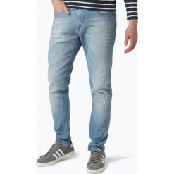 Tommy Jeans - Jeansy męskie – Steve, niebieski. Niebieskie jeansy męskie relaxed fit marki Tommy Jeans, l, z nadrukiem, z bawełny, bez kaptura. Za 449,95 zł.