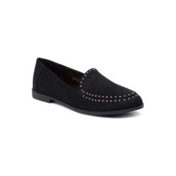 DeeZee WS270205-02. Czarne półbuty damskie DeeZee, bez wzorów, z materiału, bez obcasa, bez zapięcia. Za 69,99 zł.
