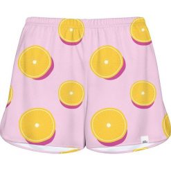 Spodenki sportowe męskie: Colour Pleasure Spodenki damskie CP-020 114 różowo-żółte r. M-L
