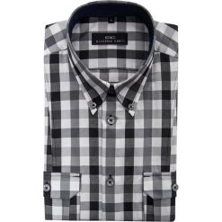 Koszula ALESSIO D 15-05-09-K. Czarne koszule męskie Giacomo Conti, m, bez wzorów, z bawełny, button down, bez rękawów. Za 129,00 zł.