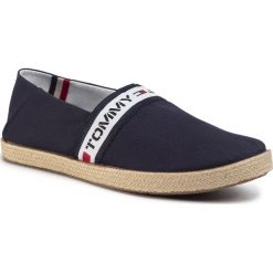 Espadryle TOMMY JEANS - Tape Summer Shoe EM0EM004190 Rwb 0KP. Niebieskie espadryle męskie Tommy Jeans, bez wzorów, z jeansu. Za 249,00 zł.
