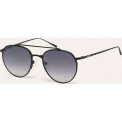 Guess Jeans - Okulary przeciwsłoneczne GF6047.5402B. Czarne okulary przeciwsłoneczne damskie Guess Jeans. W wyprzedaży za 249,90 zł.