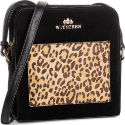 Torebka WITTCHEN - 89-4E-207-X1 Czarny. Czarne listonoszki damskie Wittchen, bez wzorów, ze skóry, bez dodatków. W wyprzedaży za 389,00 zł.