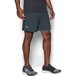 Spodenki i szorty męskie: Under Armour Spodenki męskie LAUNCH SW 7'' SHORT ciemnoszare r. M (1289313-008)