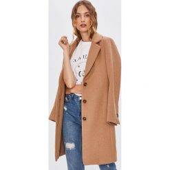 Answear Lab - Płaszcz. Brązowe kurtki damskie Answear Lab, s, bez wzorów, z poliesteru, klasyczne. Za 369,90 zł.