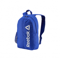 PLECAK ACTIVE CORE BACKPACK (NO SIZE). Niebieskie plecaki męskie Reebok, w paski, z materiału, biznesowe. W wyprzedaży za 79,99 zł.