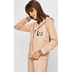 Liu Jo - Bluza. Szare bluzy damskie Liu Jo, s, bez wzorów, z elastanu, bez rękawów, z kapturem. Za 699,90 zł.