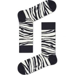 Happy Socks - Skarpetki Zebra. Czarne bez kategorii marki Happy Socks, z motywem zwierzęcym, z elastanu. W wyprzedaży za 29,90 zł.