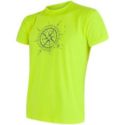 Sensor Koszulka Męska Coolmax Fresh Pt Kompas Yellow Xl. Żółte koszulki sportowe męskie marki Sensor, s, z nadrukiem, z krótkim rękawem, outdoorowe. W wyprzedaży za 79,00 zł.