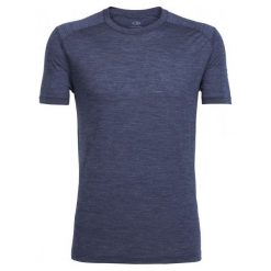 Koszulki sportowe męskie: Icebreaker Koszulka Sportowa Mens Sphere Ss Crewe Admiral Hthr Xl