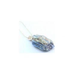 Colare Raw Kyanit Niebieski. Niebieskie naszyjniki damskie marki Brazi druse jewelry, na co dzień, srebrne. Za 150,00 zł.