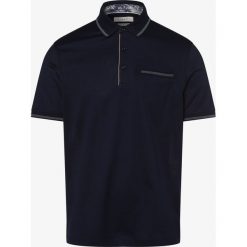 Bugatti - Męska koszulka polo, niebieski. Niebieskie koszulki męskie Bugatti, m, bez wzorów, z bawełny, eleganckie, polo, bez rękawów. Za 269,95 zł.