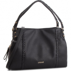 Torebka LIU JO - M Shoulder Bag Cere N68049 E0033 Nero 22222. Czarne torebki klasyczne damskie marki Liu Jo, ze skóry ekologicznej. Za 689,00 zł.