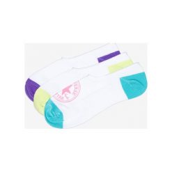 Converse 3-pack Skarpetki Biały. Białe skarpetki męskie Converse, bez wzorów, z elastanu. Za 51,95 zł.