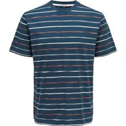 ONLY&SONS T-shirt męski Leon ard Stripe Ss Tee Majolica Blue (rozmiar S). Niebieskie koszulki męskie Only&Sons, s, bez wzorów, bez kołnierzyka. W wyprzedaży za 46,00 zł.