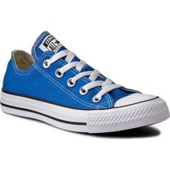 Trampki CONVERSE - Ctas Ox 155572C Soar. Niebieskie półbuty damskie Converse, bez wzorów, z gumy, bez obcasa, na płaskiej podeszwie, bez zapięcia. W wyprzedaży za 199,00 zł.
