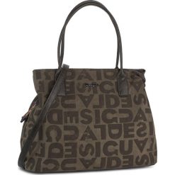 Torebka DESIGUAL - 19WAXA68 4092. Zielone torebki klasyczne damskie Desigual, bez wzorów, z materiału, klasyczne, bez dodatków. Za 399,00 zł.