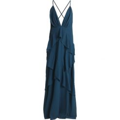 Długie sukienki: Honey Punch RUFFLE CAMI DRESS Długa sukienka teal