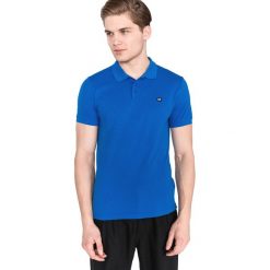 Calvin Klein Polo Koszulka Niebieski. Niebieskie podkoszulki męskie Calvin Klein, s, bez wzorów, z bawełny, bez rękawów. Za 292,95 zł.
