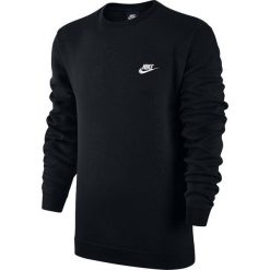 Nike - Bluza. Czarne bluzy męskie Nike, s, bez wzorów, z bawełny, z okrągłym kołnierzem, bez rękawów, bez kaptura. Za 199,90 zł.