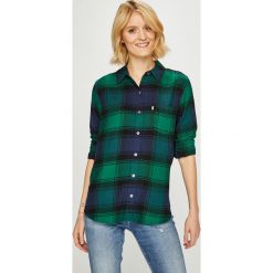 Levi's - Koszula. Czerwone bluzki damskie Levi's®, na co dzień, s, w kratkę, z bawełny, klasyczne, z klasycznym kołnierzykiem, z długim rękawem. W wyprzedaży za 139,90 zł.