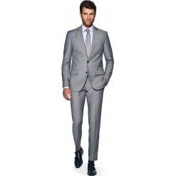 Garnitur manson 315 slim fit szary. Szare garnitury męskie Recman. Za 859,00 zł.