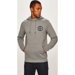 Only & Sons - Bluza. Szare bluzy męskie s, z nadrukiem, z bawełny, z kapturem. W wyprzedaży za 69,90 zł.