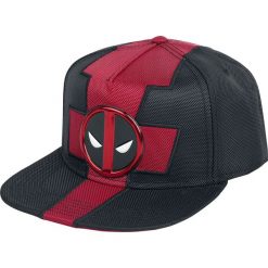 Czapki męskie: Deadpool Logo Czapka Snapback czarny/czerwony